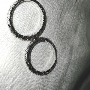 Barbara Bixby sterling silver matching stacking rings size 7.5